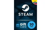 Steam Wallet 30 USD Gift Card (Ecuador) thumb 2