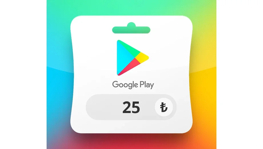 Google Play 25 TRY Gift Card (Asia) gallery image 2