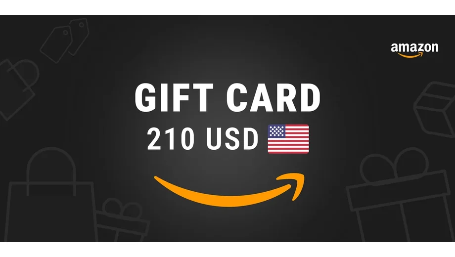 Amazon 210 USD Gift Card (United States) gallery image 2