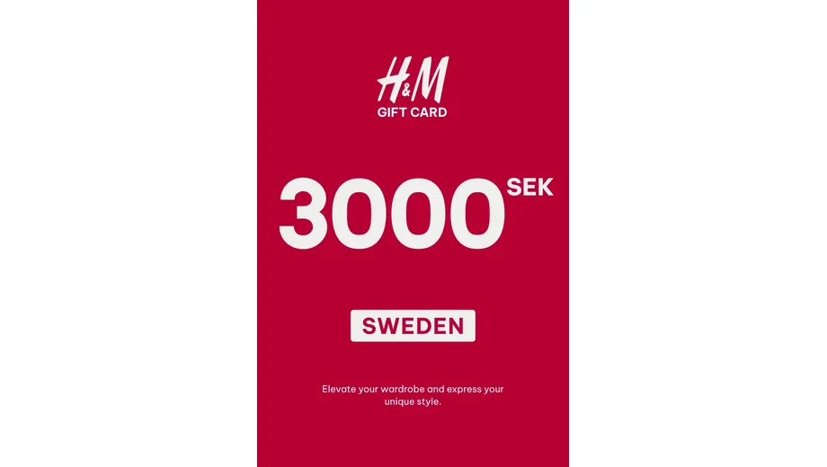 H&M 3000 SEK Gift Card (Sweden) gallery image 2