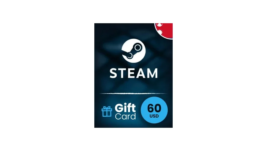Steam Wallet 60 USD Gift Card (Nepal) gallery image 2