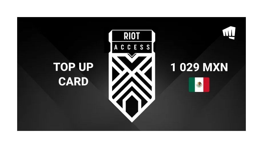 Riot Access 1029 MXN Gift Card (Mexico) gallery image 2