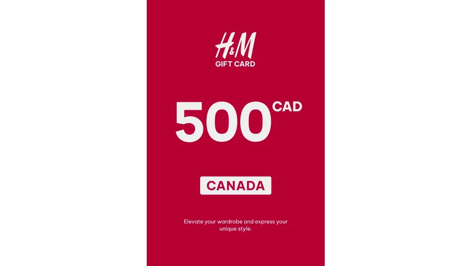 H&M 500 CAD Gift Card (Canada) gallery image 2