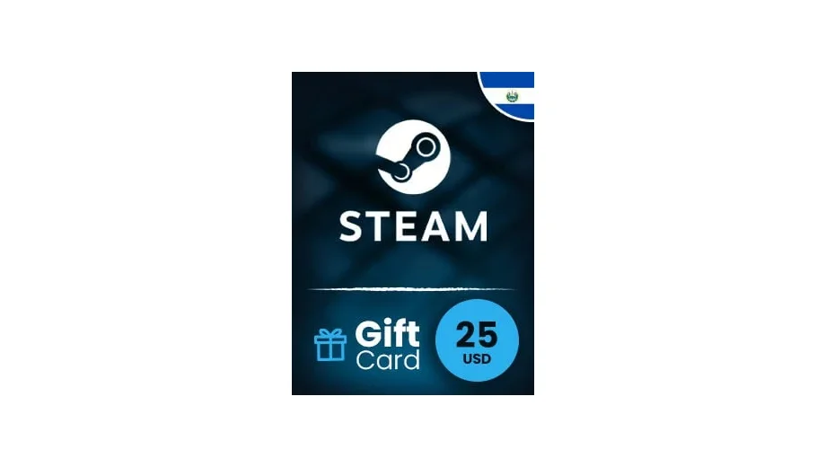 Steam Wallet 25 USD Gift Card (El Salvador) gallery image 2