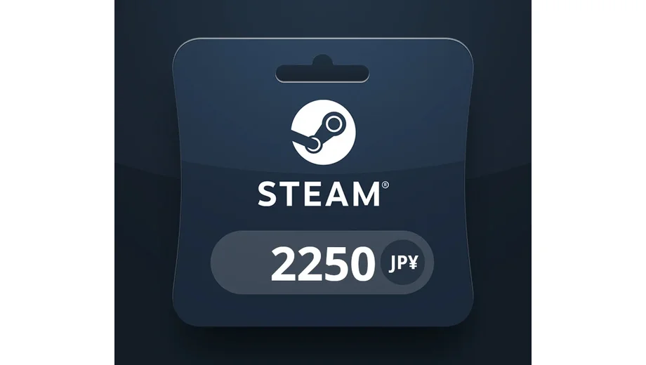 Steam Wallet 2250 JPY Gift Card (Asia) gallery image 2