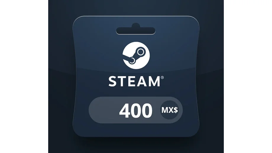 Steam Wallet 400 MXN Gift Card (Global) gallery image 2