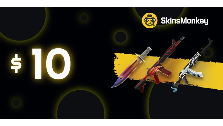 SkinsMonkey 10 USD Gift Card (Global) gallery image 2
