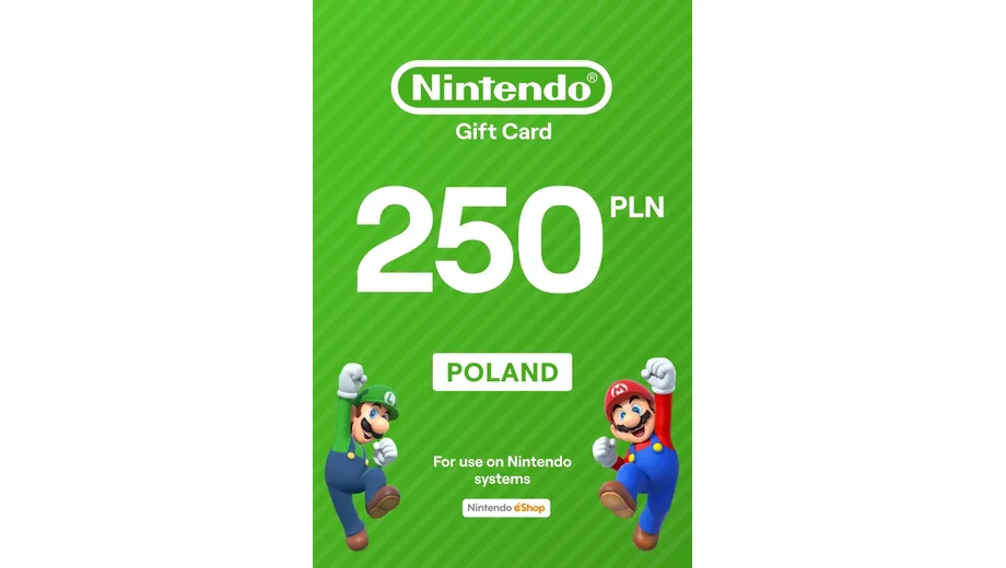 Nintendo eShop 250 PLN Gift Card (Poland) gallery image 2