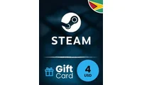 Steam Wallet 4 USD Gift Card (Guyana) thumb 2