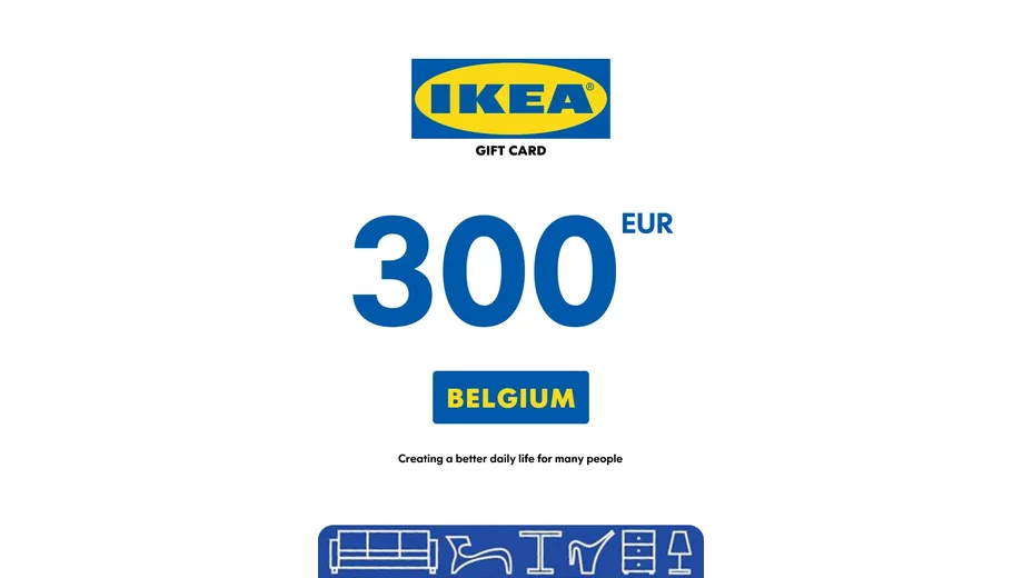 IKEA 300 EUR Gift Card (Belgium) gallery image 2