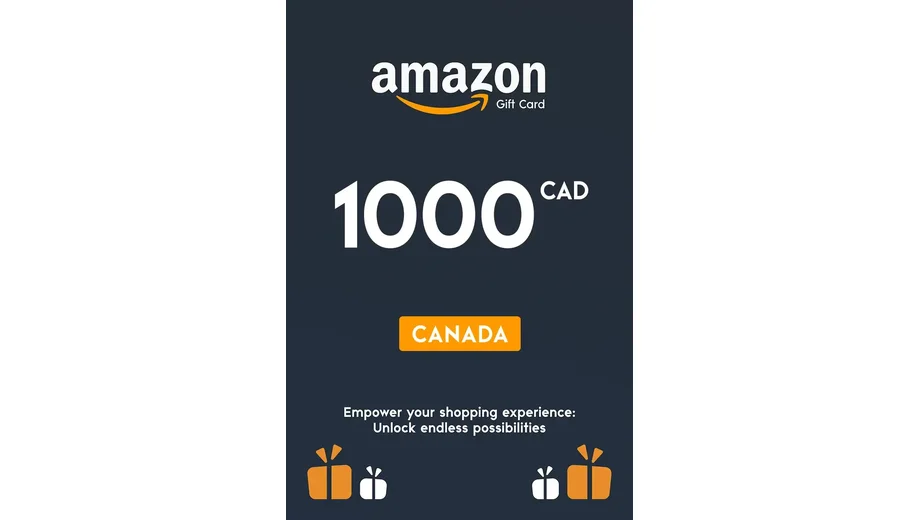 Amazon 1000 CAD Gift Card (Canada) gallery image 2