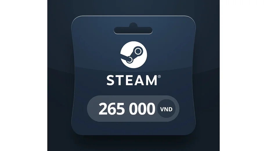 Steam Wallet 265000 VND Gift Card (Asia) gallery image 2