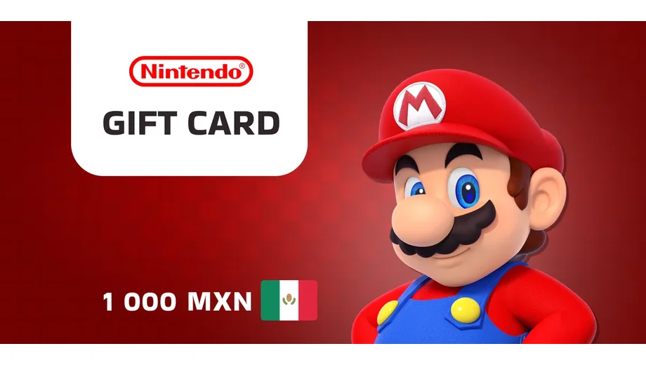 Nintendo eShop 1000 MXN Gift Card (Mexico) gallery image 2