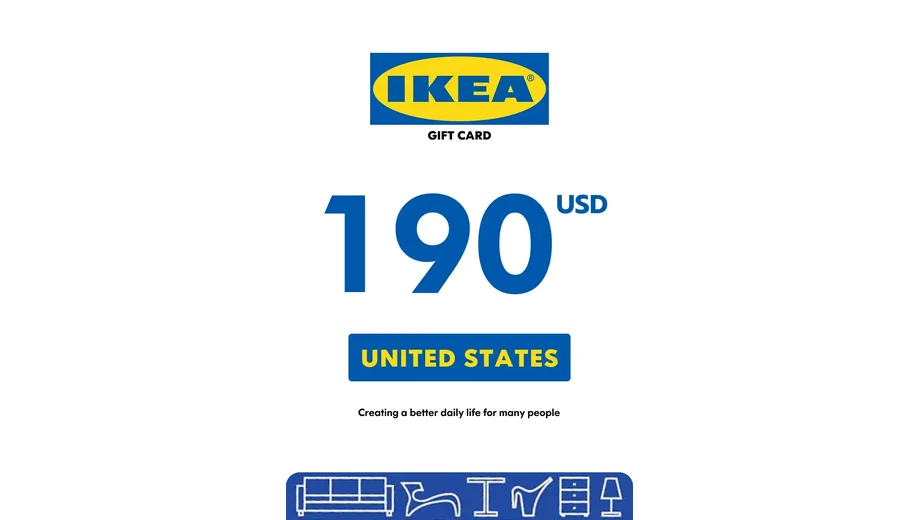 IKEA 190 USD Gift Card (United States) gallery image 2