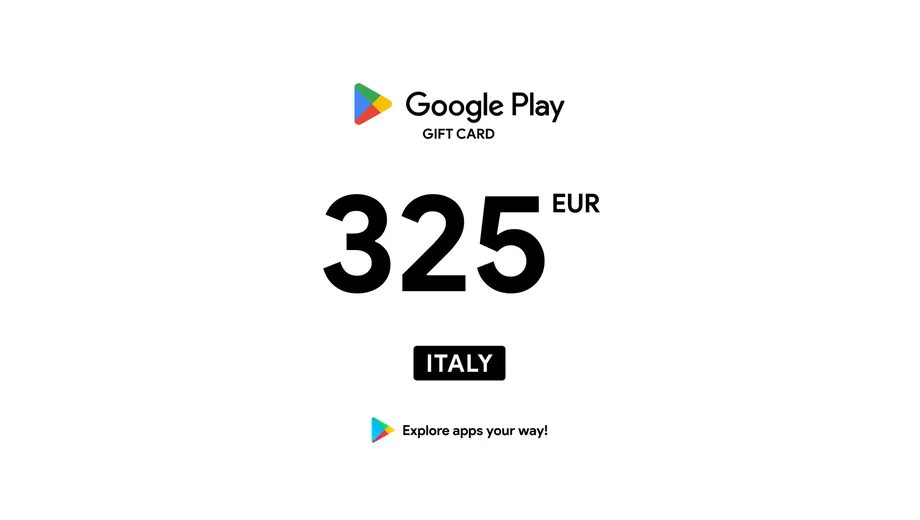 Google Play 325 EUR Gift Card (Italy) gallery image 2