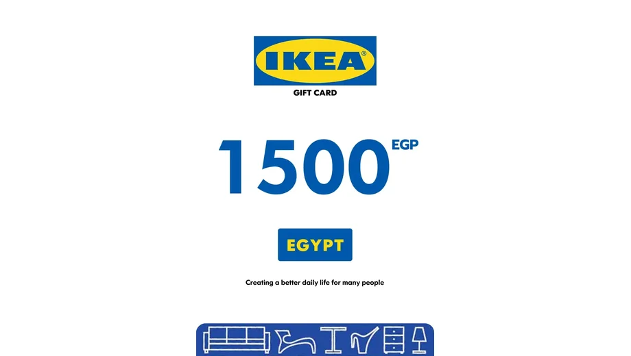 IKEA 1500 EGP Gift Card (Egypt) gallery image 2