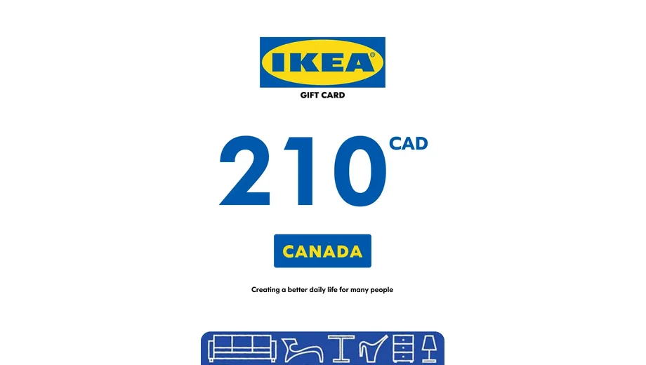 IKEA 210 CAD Gift Card (Canada) gallery image 2