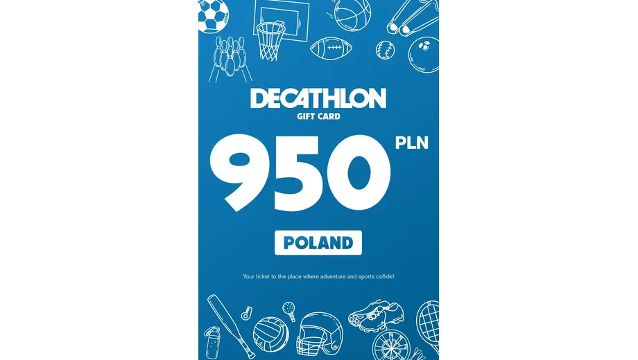 Decathlon 950 PLN Gift Card (Poland) gallery image 2