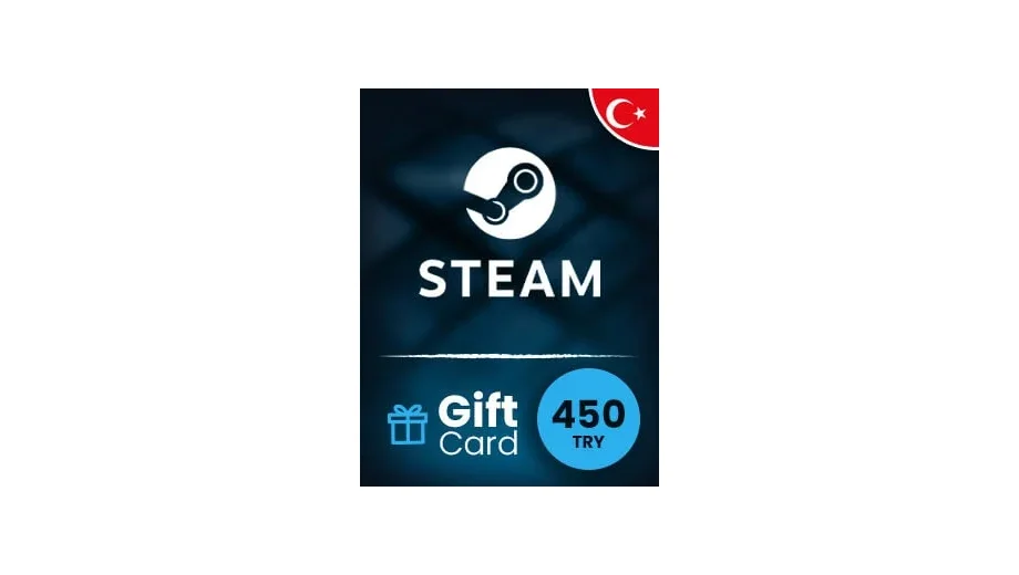 Steam Wallet 450 TRY Gift Card (Turkey) gallery image 2