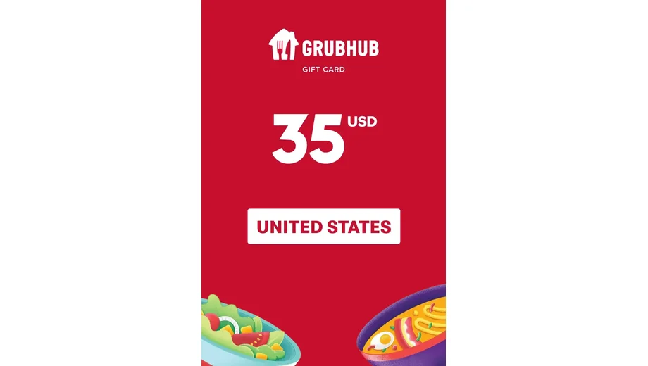 GrubHub 35 USD Gift Card (United States) gallery image 2
