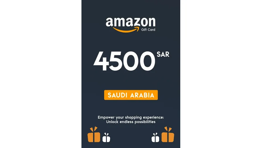 Amazon 4500 SAR Gift Card (Saudi Arabia) gallery image 2