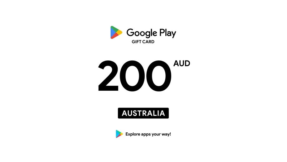 Google Play 200 AUD Gift Card (Australia) gallery image 2