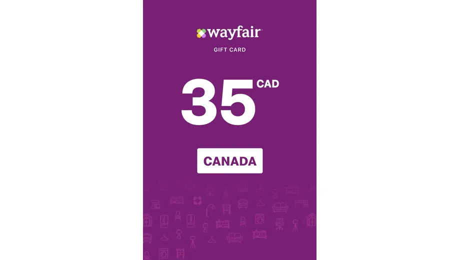 Wayfair 35 CAD Gift Card (Canada) gallery image 2