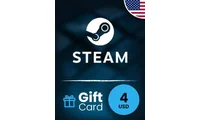 Steam Wallet 4 USD Gift Card (United States) thumb 2