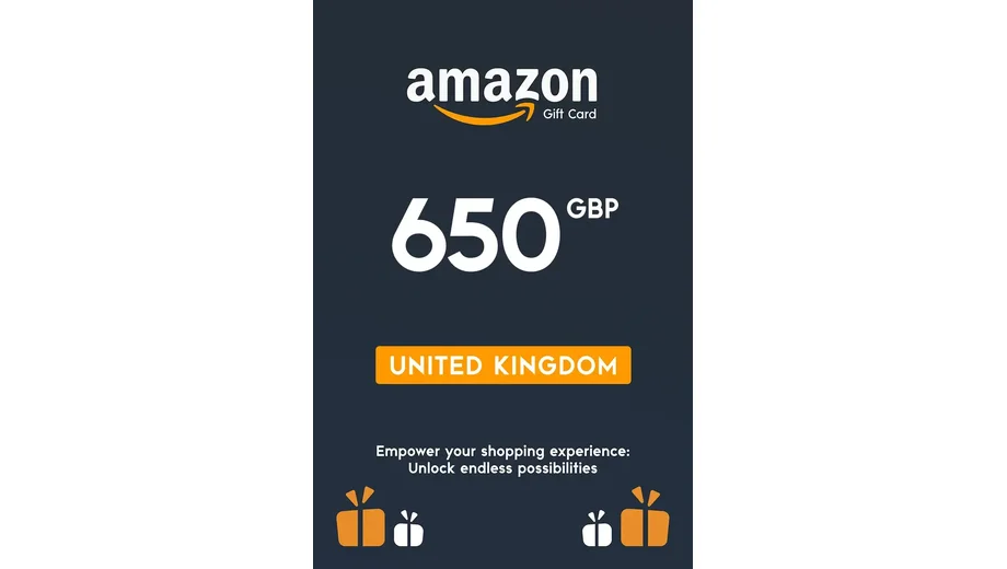 Amazon 650 GBP Gift Card (United Kingdom) gallery image 2