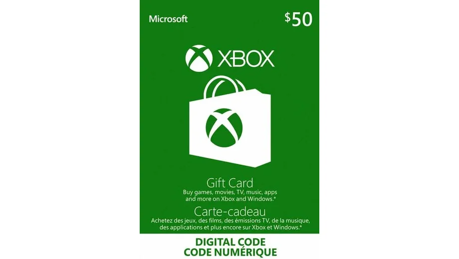 Xbox 50 CAD Gift Card (Canada) gallery image 2