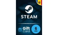 Steam Wallet 6 USD Gift Card (Moldova) thumb 2