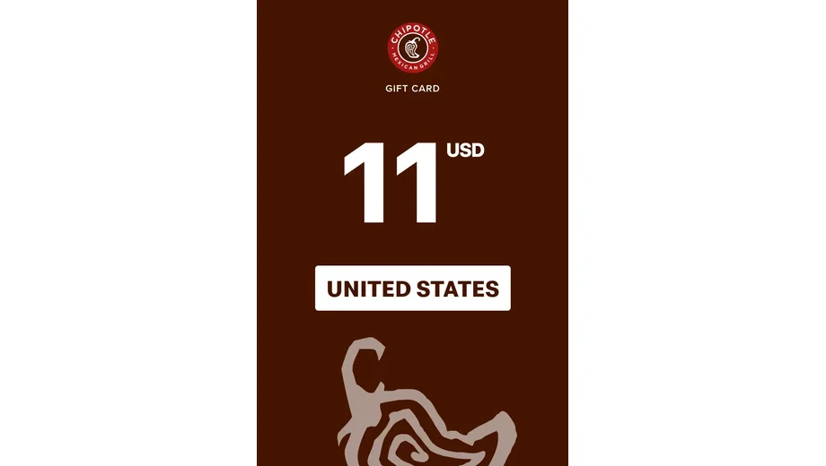 Chipotle 11 USD Gift Card (United States) gallery image 2