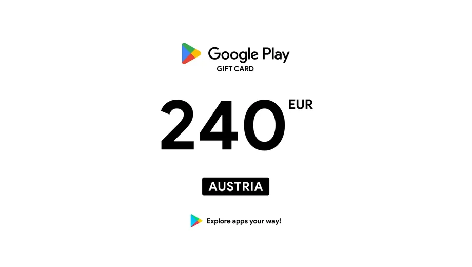 Google Play 240 EUR Gift Card (Austria) gallery image 2