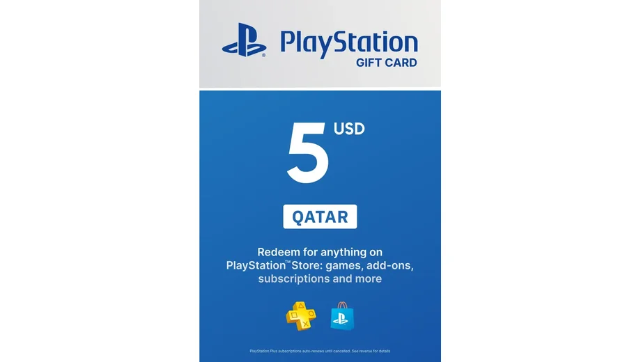 PlayStation Network 5 USD Gift Card (Qatar) gallery image 2