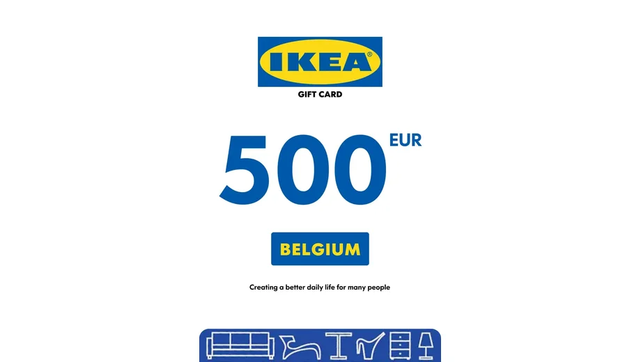 IKEA 500 EUR Gift Card (Belgium) gallery image 2