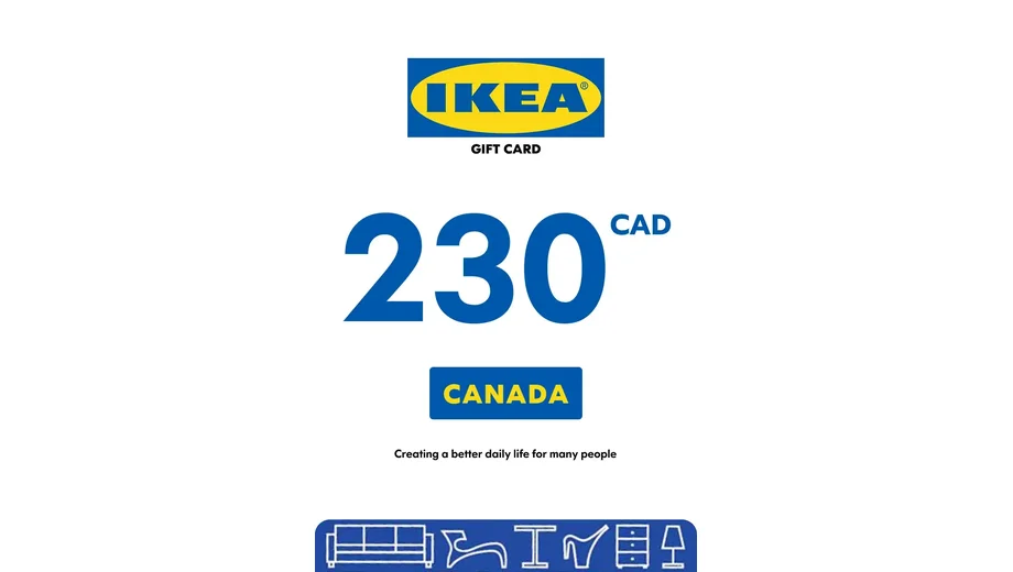 IKEA 230 CAD Gift Card (Canada) gallery image 1