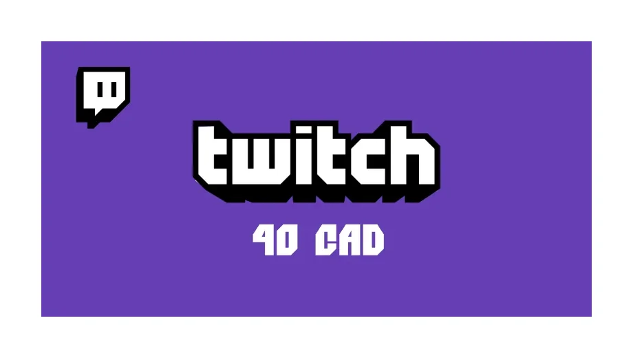 Twitch 40 CAD Gift Card (Canada) gallery image 2