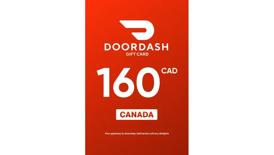DoorDash 160 CAD Gift Card (Canada) gallery image 2