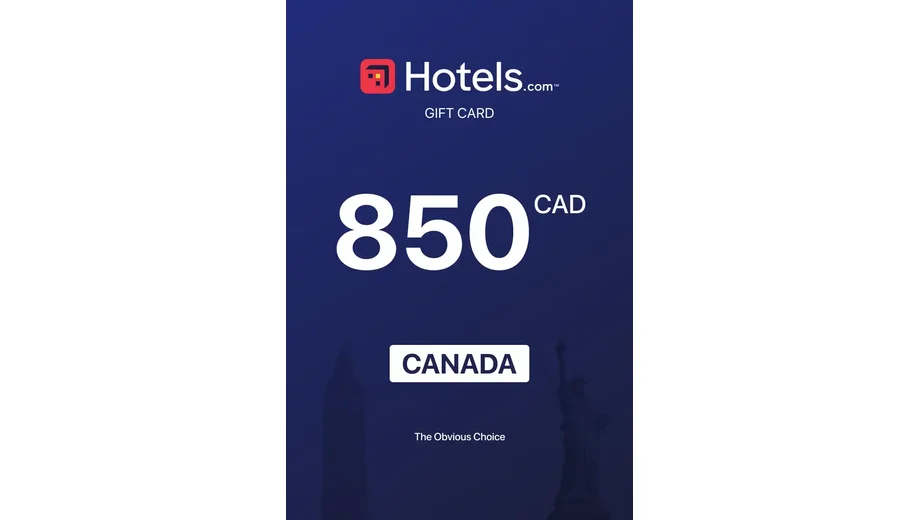 Hotels.com 850 CAD Gift Card (Canada) gallery image 2