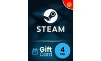 Steam Wallet 4 USD Gift Card (Kyrgyzstan) thumb 2