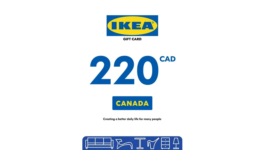 IKEA 220 CAD Gift Card (Canada) gallery image 2