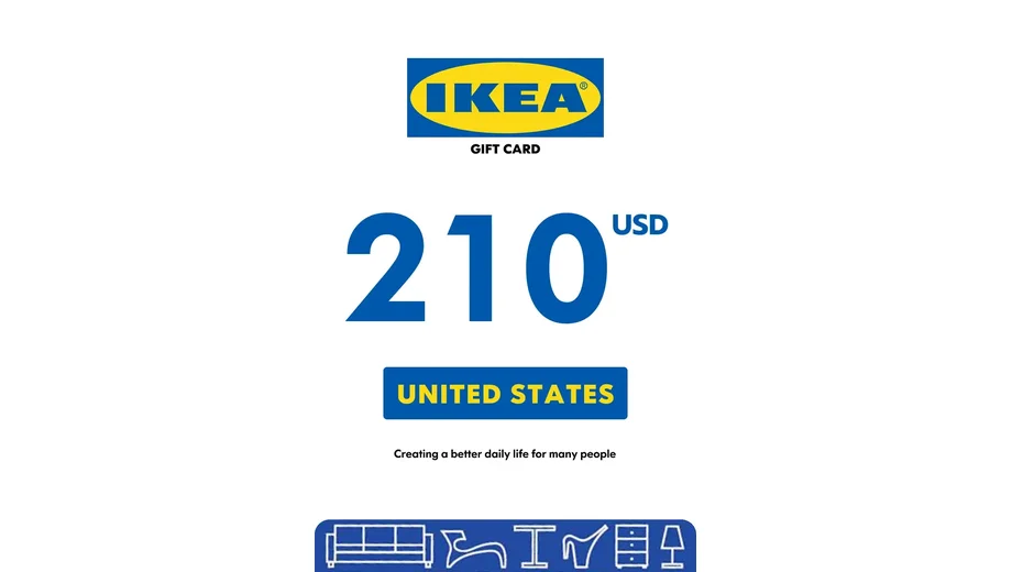 IKEA 210 USD Gift Card (United States) gallery image 2