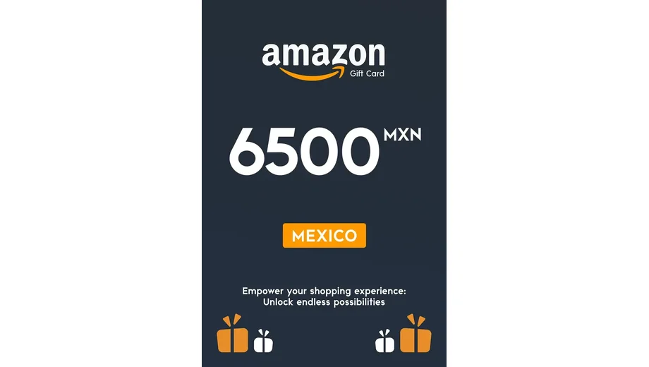 Amazon 6500 MXN Gift Card (Mexico) gallery image 2