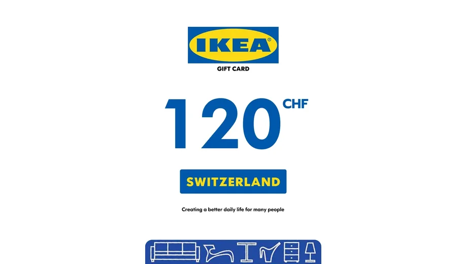 IKEA 120 CHF Gift Card (Switzerland) gallery image 2