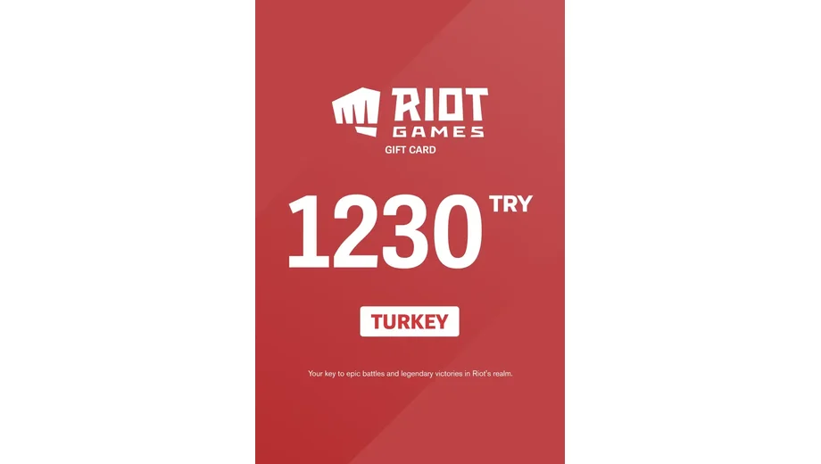 Riot Access 1230 TRY Gift Card (Turkey) gallery image 2