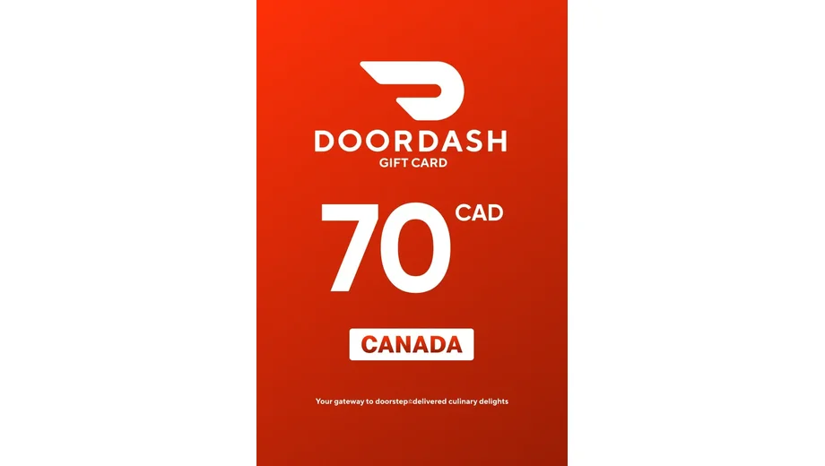 DoorDash 70 CAD Gift Card (Canada) gallery image 2