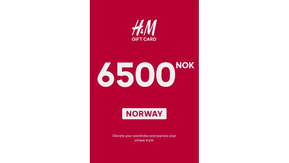 H&M 6500 NOK Gift Card (Norway) gallery image 2
