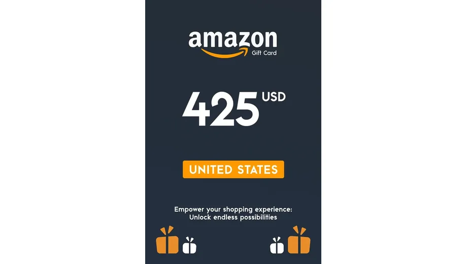 Amazon 425 USD Gift Card (United States) gallery image 2