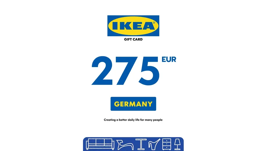 IKEA 275 EUR Gift Card (Germany) gallery image 2