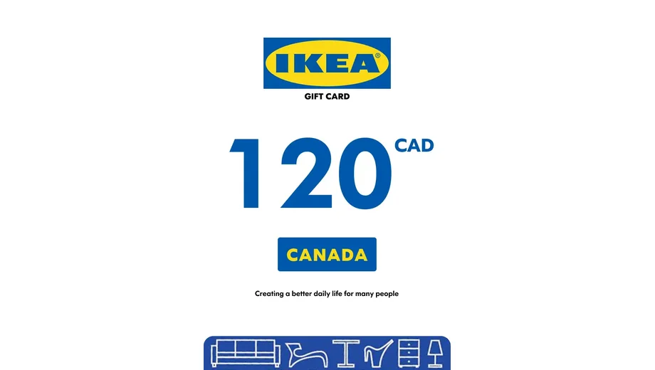 IKEA 120 CAD Gift Card (Canada) gallery image 2